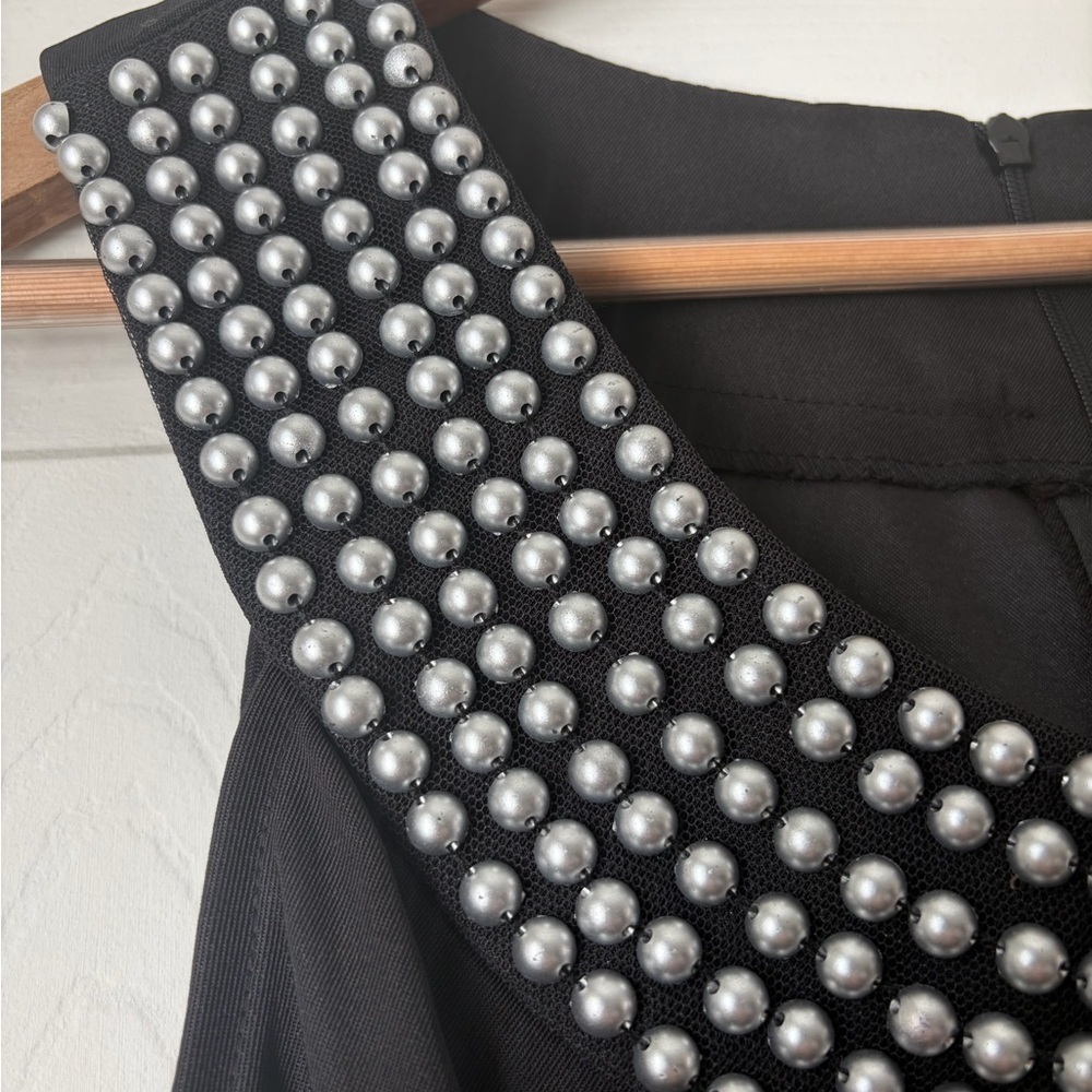 Connected Apparel Black Pencil Knee Length Dress Size 10 - Picture 2 of 6